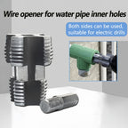 Thread cutter for water pipes with 3 sizes