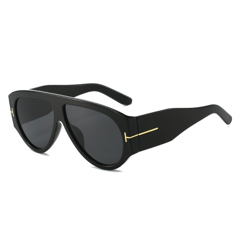 Aviator Oversized Sunglasses with UV400 Protection