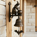 Türglocke Hexe Gusseisen Antik-Bronze