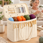 Nadel-Rolltasche Canvas für Strick- und Häkelnadeln