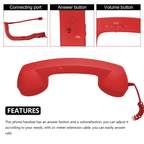 Retro-Telefonhörer mit ergonomischem Design