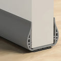 Adjustable door seal against drafts and heat loss
