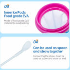 Slush maker cup with cooling core