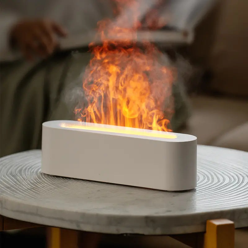 Flammen Aroma Diffuser mit LED-Flammeneffekt
