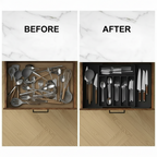 Ausziehbarer Besteck-Schubladenorganizer – Verstellbar 33–57 cm
