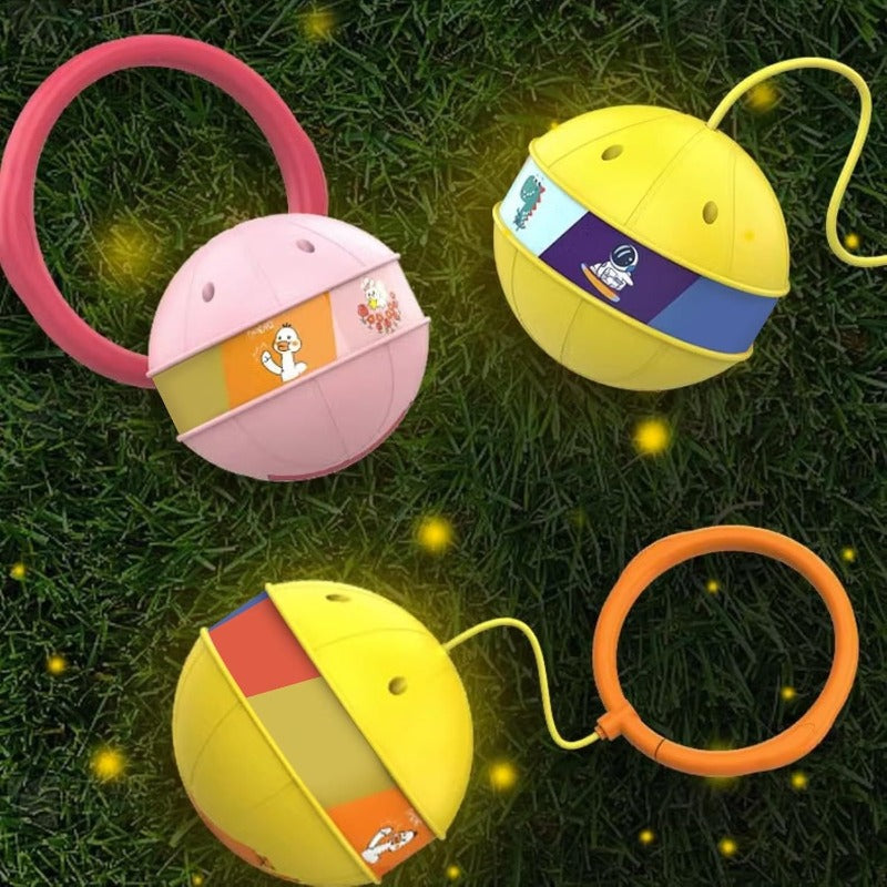 LED ankle ball jump rope with light rope