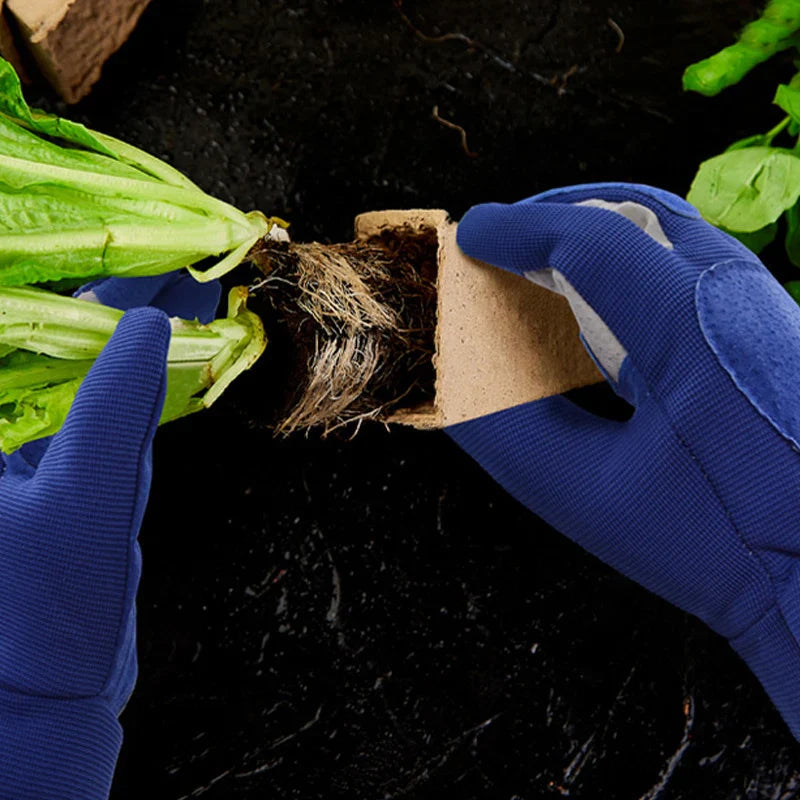 Gartenhandschuhe mit Rindsleder-Verstärkung – Dornenschutz