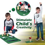 Golf-Set für drinnen mit 5 Schlägern