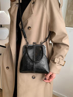 Vintage Handtasche mit Bügelverschluss