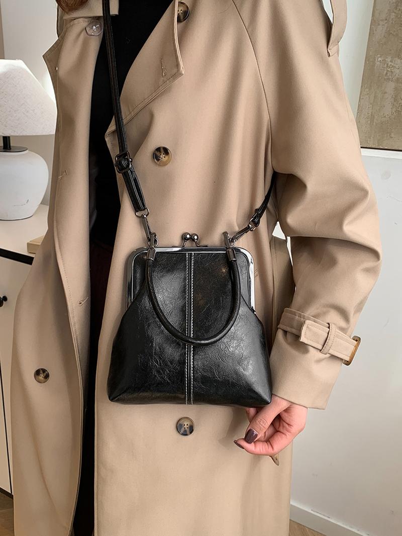 Vintage Handtasche mit Bügelverschluss