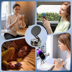 Magnetic smartphone holder with suction cup