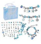 Bracelet Craft Kit with Colorful Beads and Charms