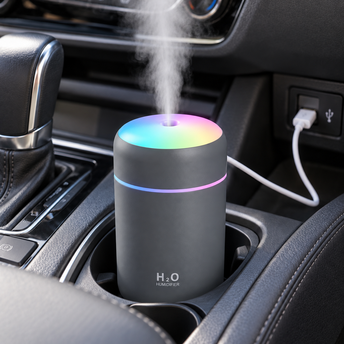 Luftbefeuchter Ultraschall mit LED-Licht und USB-Anschluss