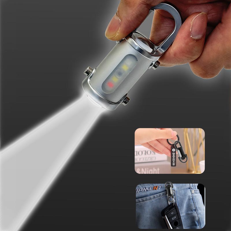 LED-Schlüsselanhänger mit Powerbank-Funktion