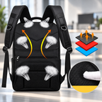 Reiserucksack erweiterbar mit Laptopfach