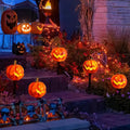 Solar-Kürbislaterne für den Garten – Warmes Halloween-Licht