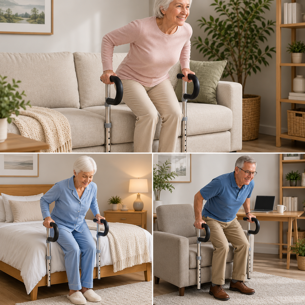 Aufstehhilfe Sofa mit ergonomischem Griff
