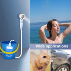 Tragbare Outdoor-Dusche mit Akku -   Mivoza Deutschland