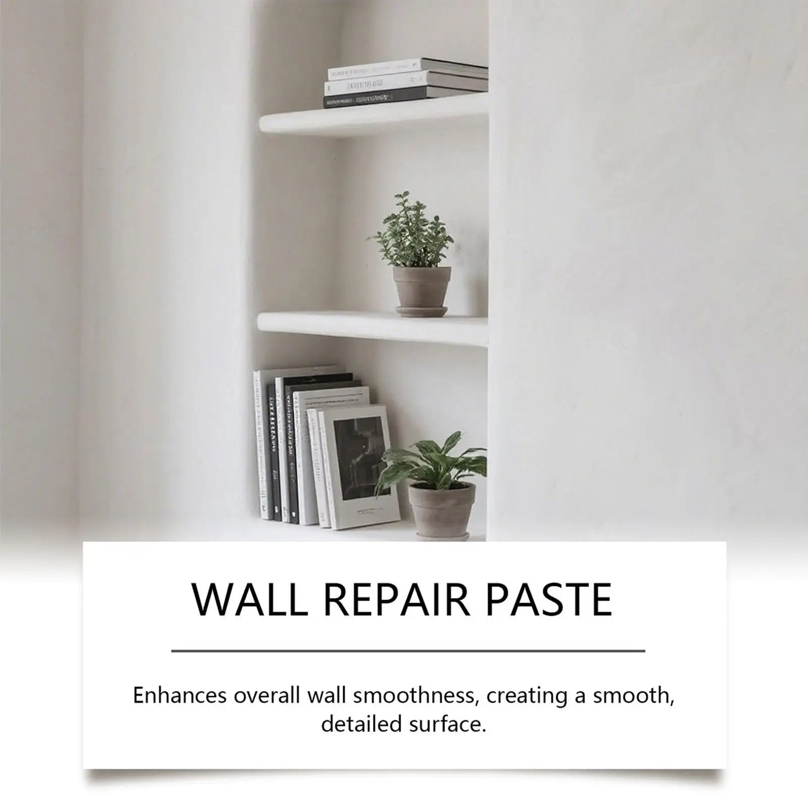 Wall repair paste for holes and cracks – professional touch-up