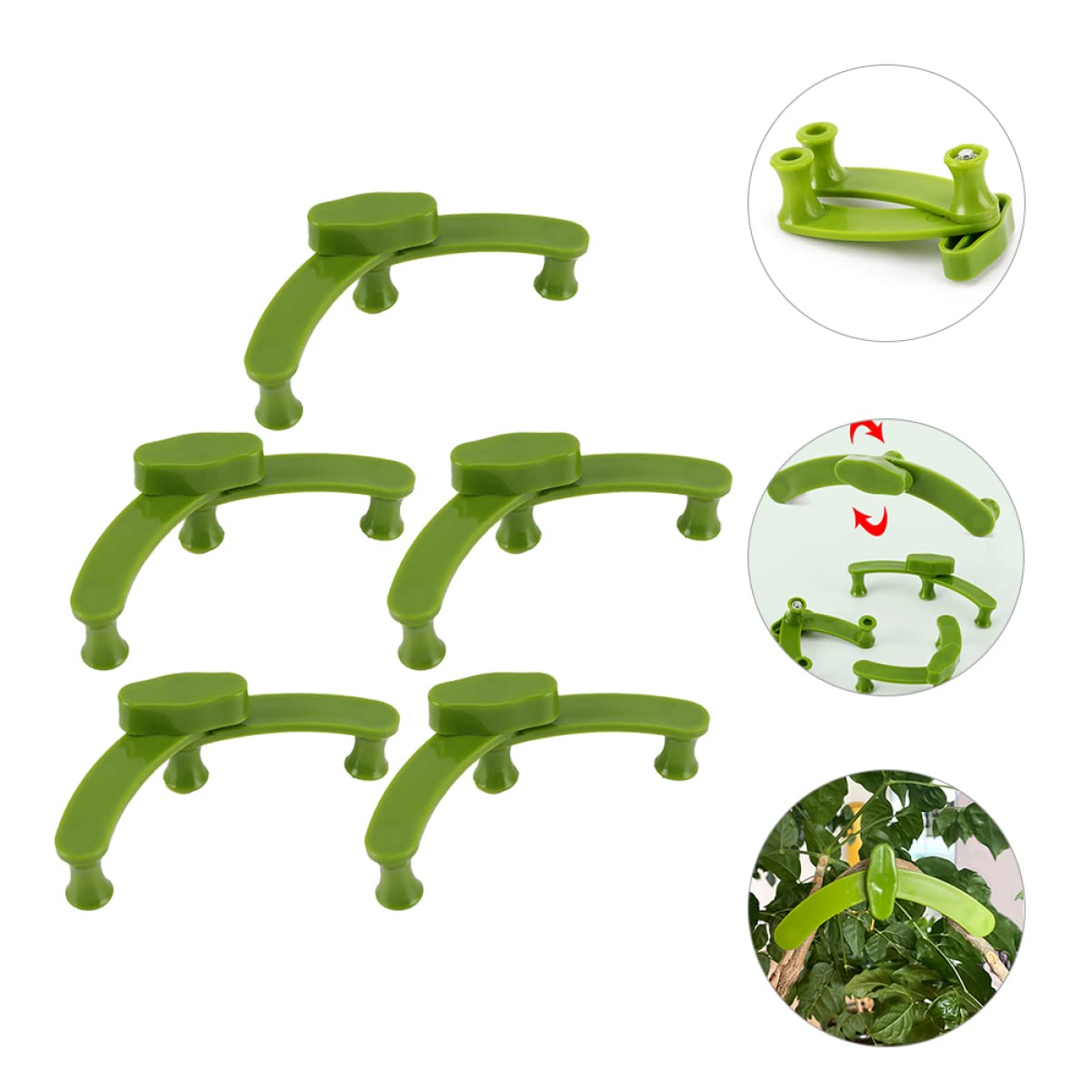Adjustable plant support for training and growth guidance