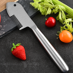 Stainless Steel Julienne Peeler – Even Strips Every Time
