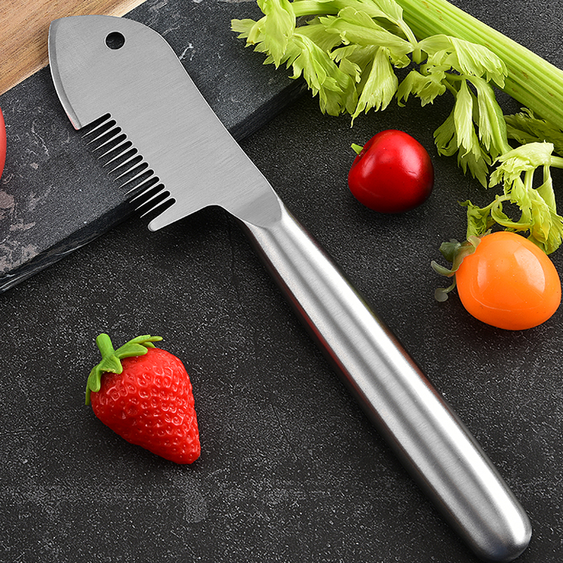 Stainless Steel Julienne Peeler – Even Strips Every Time
