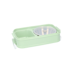 3-tier bread box with soup container and cutlery