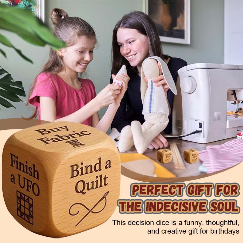 Wooden Decision Dice – Fun Gift for Any Occasion