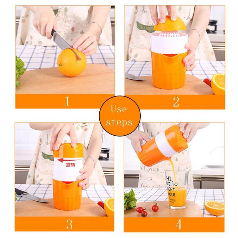 Citrus juicer with 300 ml collection container – BPA-free