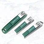 Nail Clipper Set Stainless Steel 4-piece with Splash-Proof Design