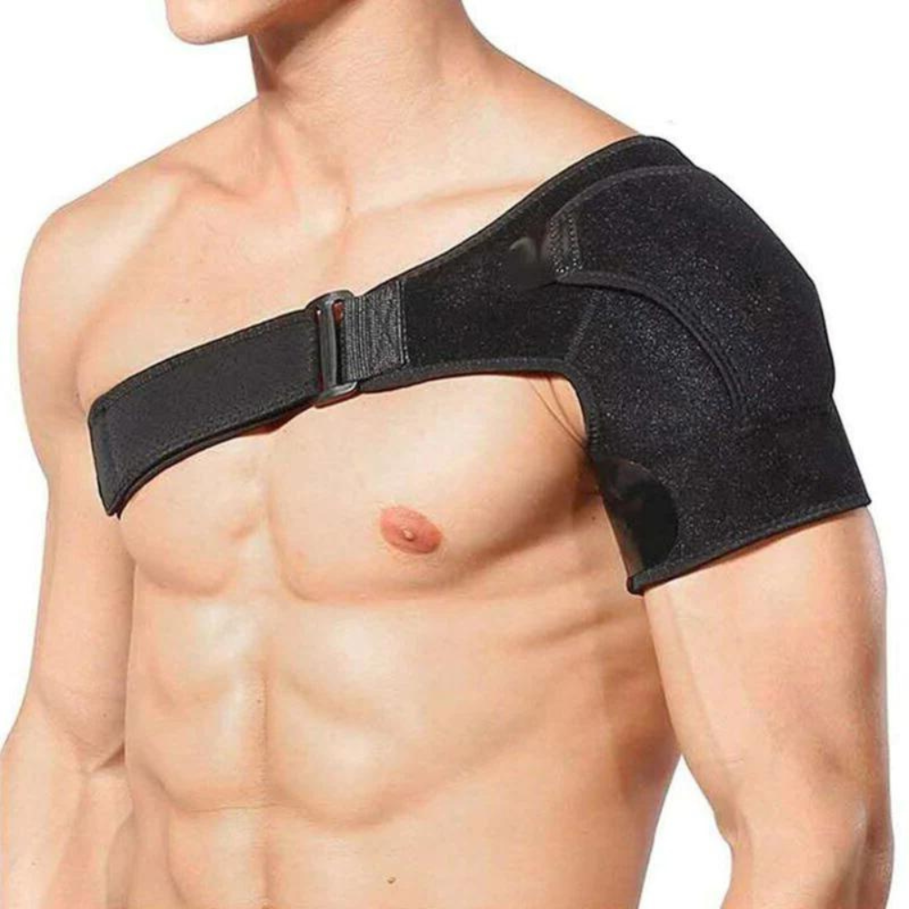 Adjustable shoulder brace for pain relief