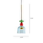 Colorful pendant light with glass shade – Living room & dining room