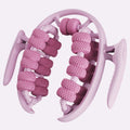 Massage roller for legs with ergonomic knobs