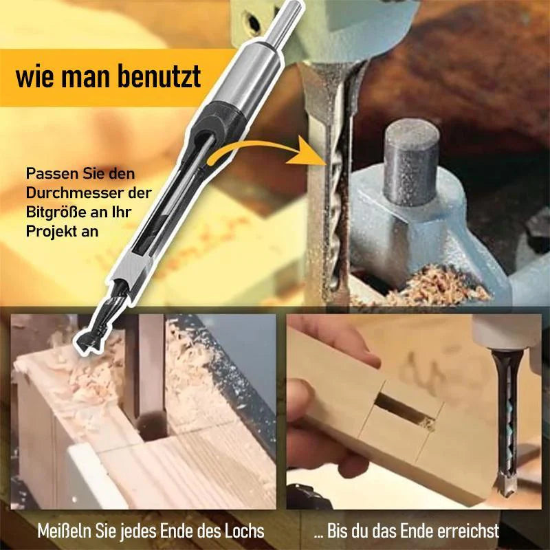 Wood Drill Bit Set Square Holes – Precision Drill Stainless Steel