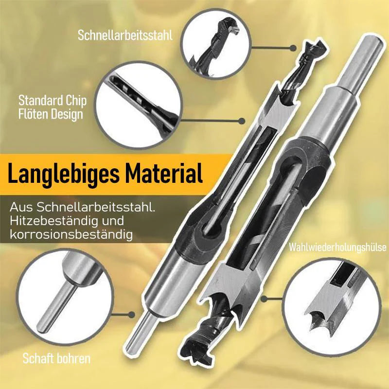 Wood Drill Bit Set Square Holes – Precision Drill Stainless Steel