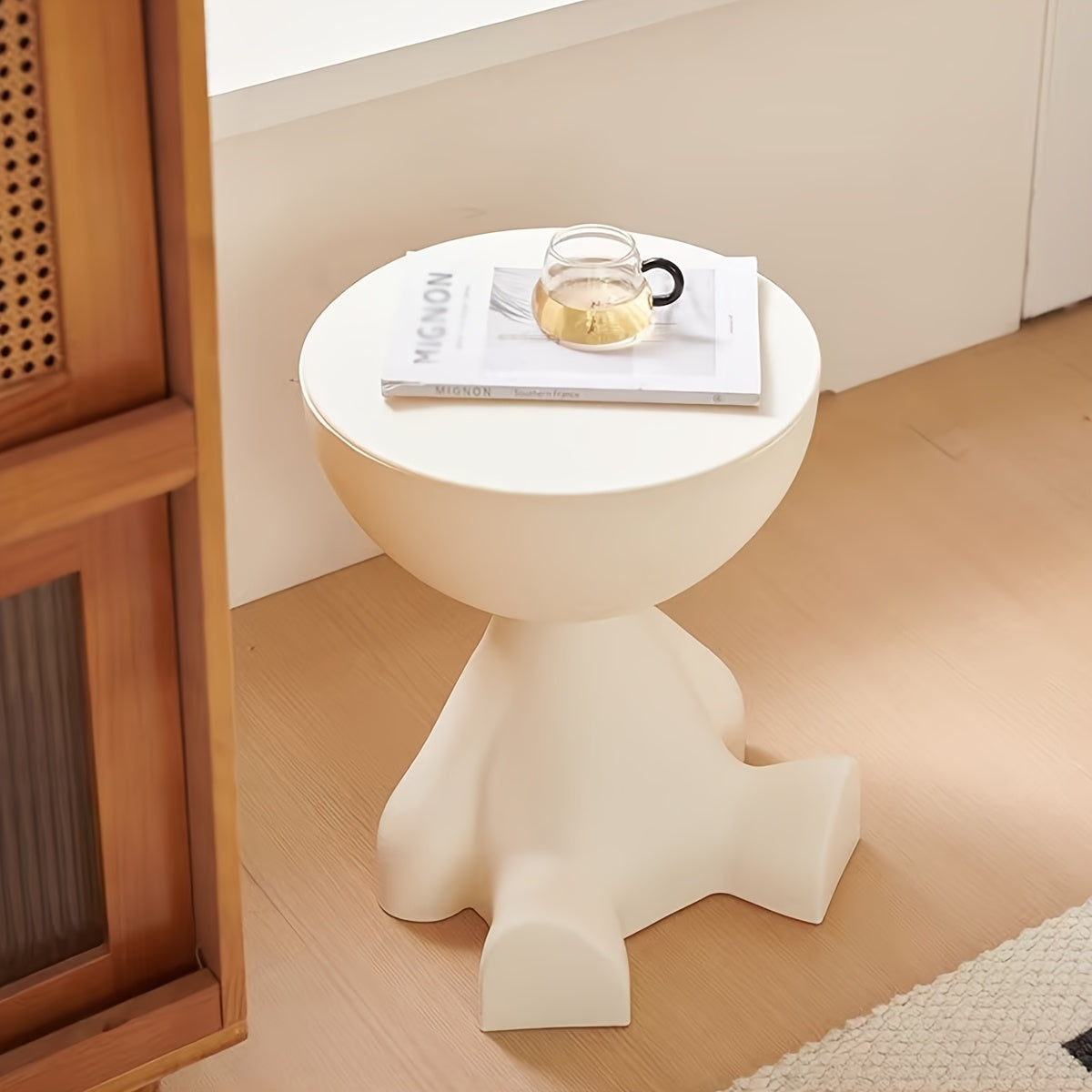 Bear Side Table made of Plastic – Modern Nightstand