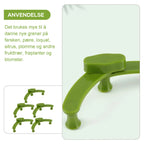 Adjustable plant support for training and growth guidance