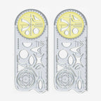 Multifunctional Geometry Ruler with Protractor