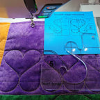 Quilting-Schablonen Set mit 11 Vorlagen für Freies Nähen