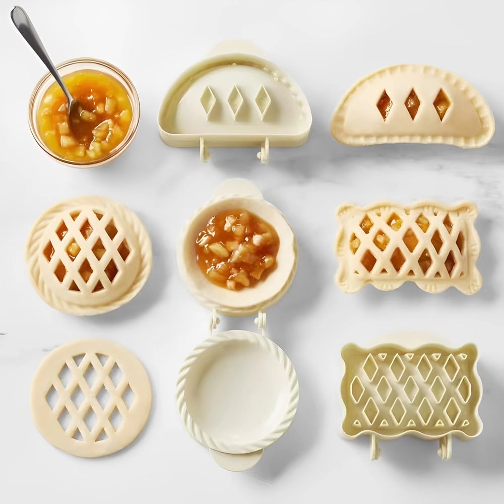 Hand-Pastetenform Set Apfel Kürbis Eichel