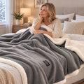 Kuscheldecke Sherpa Doppellagig – Weich und Warm