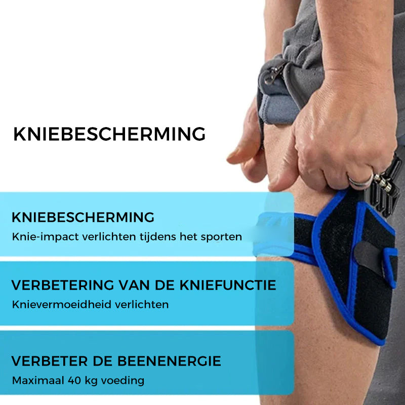 Kniestütze mit gefedertem Stabilisator