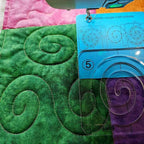 Quilting-Schablonen Set mit 11 Vorlagen für Freies Nähen