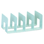Desk organizer with 4 compartments, plastic, for books and folders