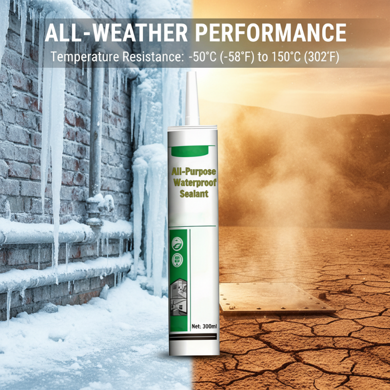 All-Purpose Sealant – Flexible Sealing for Interior and Exterior Use