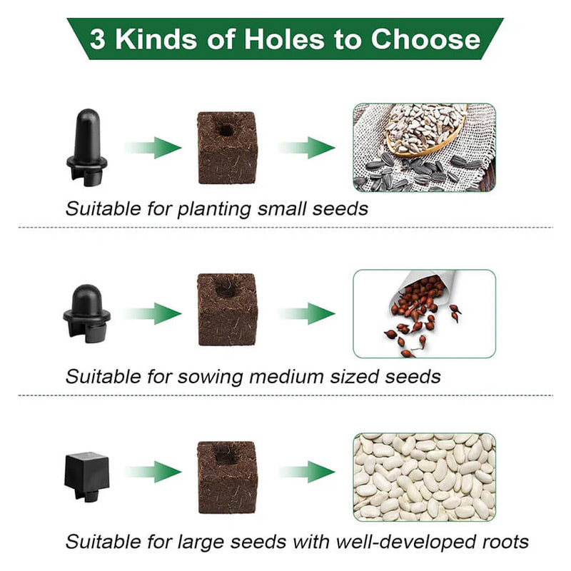 Soil Block Maker Made of Stainless Steel – No Plastic Pots Needed