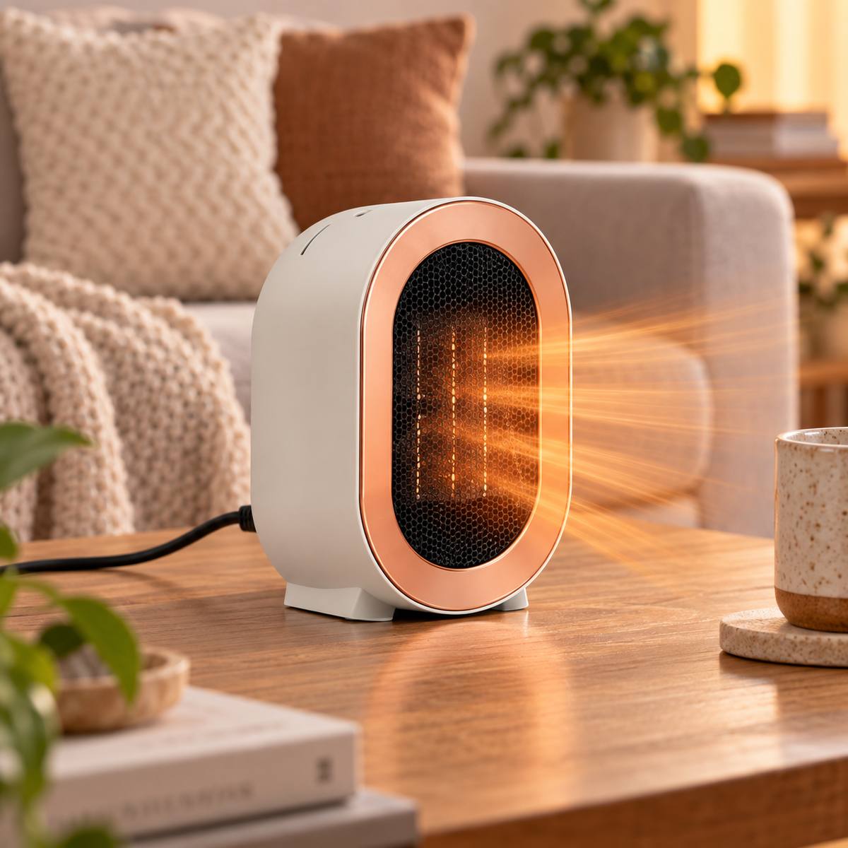 Elektroheizung Metall mit Thermostat