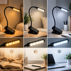 Leselampe LED Klemme dimmbar – 180° drehbar