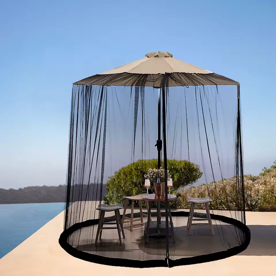 Parasol Mosquito Net Ø 335 cm – All-Around Protection Against Insects