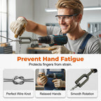 Wire Twisting Tool for Drills – Universal Hex Shank